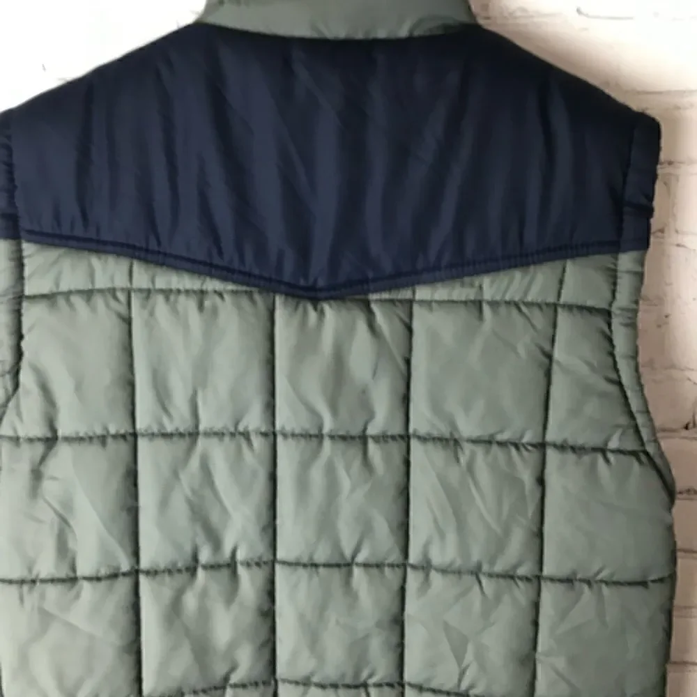 Vigo Blue Gray Vest 100% Nylon XL